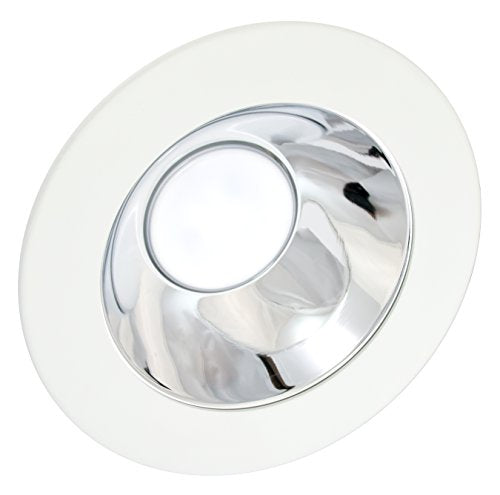 American Lighting X5-CSM-WH-X45 5-Inch Downlight X45 Series Trim Kit with Clear Silver Multiplier, White