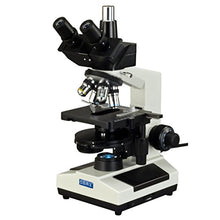 Load image into Gallery viewer, OMAX 40X-2500X LED Trinocular Compound Microscope with Phase Contrast Kit
