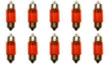 Load image into Gallery viewer, CEC Industries #3175A (Amber) Bulbs, 12 V, 10 W, SV8.5-8 Base, T-3.25 shape (Box of 10)
