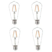 Load image into Gallery viewer, HERO-LED ST18-DS-4W-WW27 Dimmable ST18 E26/E27 4W Edison Style LED Vintage Antique Filament Bulb, 40W Equivalent, Warm White 2700K, 4-Pack
