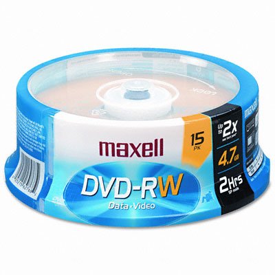 Maxell 4x DVD-RW Media - T40315