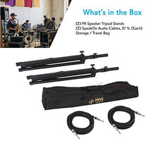 Load image into Gallery viewer, Pyle Universal Stand Kit Height Adjustable 3.6â??  5.6â?? Tall Sound Equipment Tripod Mount For Spea
