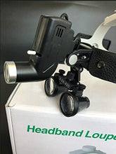 Load image into Gallery viewer, YOHOSO 3.5 x Magnification Loupes with Adjustable Headband and 5W Headlight
