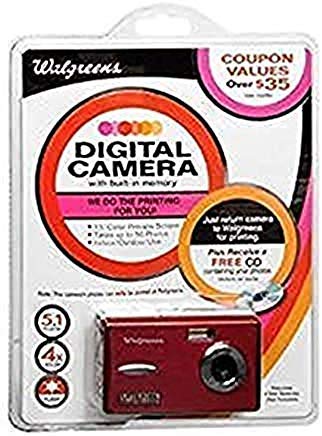 5.1MP Digital Camera with 1.5-Inch Screen (89480-RED-WG)