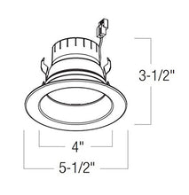 Load image into Gallery viewer, Nora NLPR-4 4&quot; PRISM Smart LED RGBW Retrofit Reflector Downlight (White)
