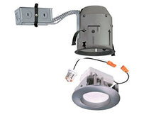 Load image into Gallery viewer, 4-Inch Remodel Recessed LED Downlight Kit, Satin Nickel, 3000K
