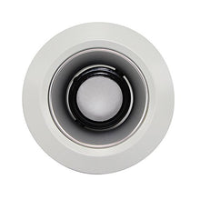 Load image into Gallery viewer, Juno Lighting 4404 4-Inch Decorative Beveled Cone Recessed Trim, Aged Bronze White Trim 4?
