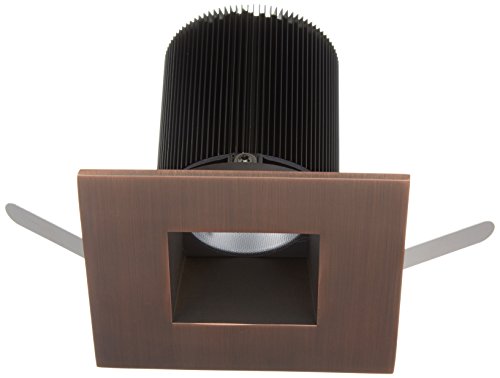 WAC Lighting HR-2LED-T709S-W-CB Tesla - LED 2-Inch Open Square Trim, 15-Degree Beam Angle, 3000K