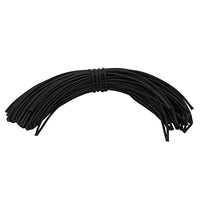 Aexit Polyolefin Heat Electrical equipment Shrinkable Tube Wire Cable Sleeve 50 Meters Length 3.5mm Inner Dia Black