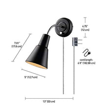 Load image into Gallery viewer, Globe Electric 65312 Ramezay, Matte Black With Chrome
