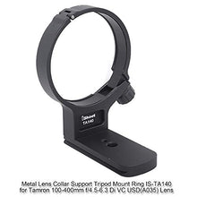 Load image into Gallery viewer, iShoot Lens Tripod Mount Ring for Tamron 100-400mm f/4.5-6.3 Di VC USD(A035) Lens, Lens Collar Support Bracket-Bottom is ARCA Fit Quick Release Plate Compatible with Tripod Ball Head of ARCA-SWISS Fit
