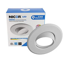 Load image into Gallery viewer, NICOR Lighting DEB56-20-120-2K-WH LED Downlight, 5&quot;/6&quot;, 2700K Color Temp
