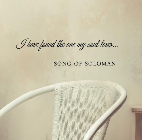 I have found the one my soul loves... Song of Soloman Vinyl Decal Matte Black Decor Decal Skin Sticker Laptop
