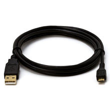 Load image into Gallery viewer, 3 FT Black High Speed USB 2.0 A/Micro B 5 Pin Male M/M Data Cable
