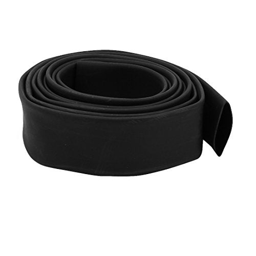 Aexit 2M Length Electrical equipment 0.75in Inner Dia Polyolefin Heat Shrinkable Tube Sleeving Black