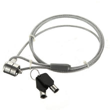 Load image into Gallery viewer, 3.6FT Laptop Notebook PC Protected Security Cable Chain Anti-Theft Lock &amp; 2 Keys
