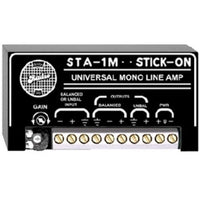 RDL STA-1M Audio Line Amplifier Durable, Single Channel, Balanced/Unbalanced Inputs and Outputs