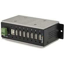 Load image into Gallery viewer, StarTech.com 7 Port USB 2.0 Hub - Metal Industrial USB-A Hub with ESD &amp; Surge Protection - Extended Operating Temp -40 to 185F - Din Rail/Wall/Desk Mountable - USB Expander Hub (HB20A7AME)
