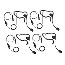 Load image into Gallery viewer, Bommeow 4 Pack BHDH01-AX Ultra Light Single Ear Muff Headset for Motorola MOTOTRBO Digital Portable Radio XPR3000

