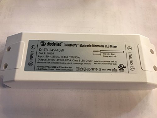Diode LED DI-TD-24V-45W 24V DC 45W OMINIDRIVE Electronic Dimmable LED Driver