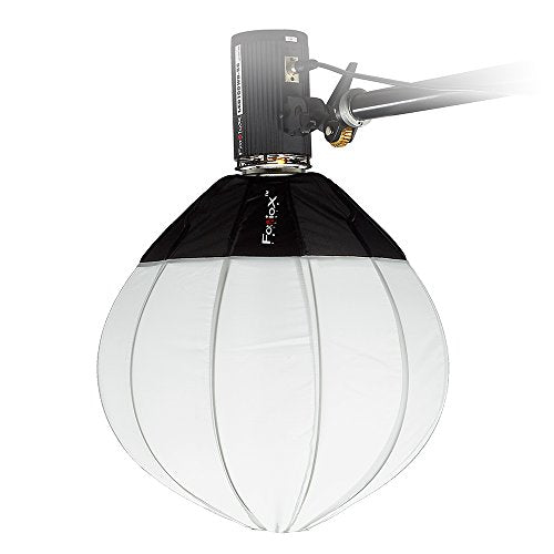 Fotodiox Lantern Softbox 20in (50cm) Globe - Collapsible Globe Softbox with Novatron Speedring for Novatron FC-Series, M-Series, and Compatible