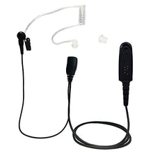 Load image into Gallery viewer, PROMAXPOWER 1.5-Wire Clear Acoustic Tube FBI Style Earpiece with PTT Mic for Motorola Radios HT750, HT1250, HT1550, GP380, MTX850
