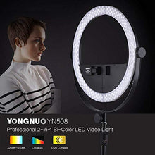 Load image into Gallery viewer, YONGNUO YN508S 2-in-1 LED Video Light with Color Temperature 3200-5600K
