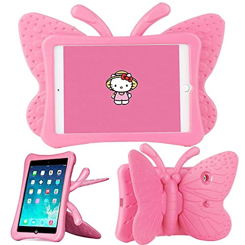 Xboun Butterfly Series EVA Shock Proof Protective Case for Apple iPad Mini 1/ Mini 2/ Mini 3/ Mini 4/ Mini 5 - Pink