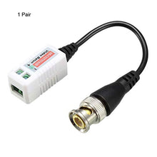 Load image into Gallery viewer, uxcell Video Balun Transceiver CCTV Camera Passive BNC Connector CAT5 UTP 1 Channel Passive 1 Pair
