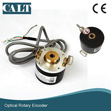 Load image into Gallery viewer, 1000P/R 52mm Shaft 8mm Push Pull Output 5V~26V Hollow Shaft Rotary Encoder
