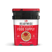 Load image into Gallery viewer, ReadyWise Emergency Food Supply, Freeze-Dried Breakfast Variety, 120 Servings
