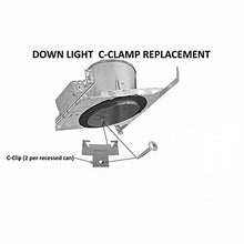 Load image into Gallery viewer, Recessed Light Clips for Downlight | 5 Pairs of Recessed Lighting Clips | Perfect for recessed retrofit Down Light
