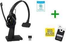 Load image into Gallery viewer, Global Teck Bundle of Sennheiser EPOS Bluetooth MB PRO1 ML Wireless Headset, with Mobile Wallet
