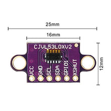 Load image into Gallery viewer, Gowoops VL53L0X Time-of-Flight (ToF) Laser Ranging Sensor Breakout 940nm GY-VL53L0XV2 Laser Distance Module I2C IIC
