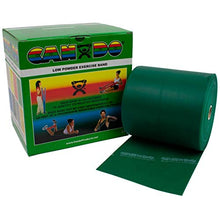 Load image into Gallery viewer, Cando 80721 Exercise Bands, Medium, Low-Powder Latex, 50 Yard, Green
