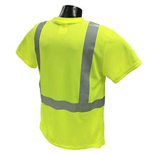 Load image into Gallery viewer, Radians St11 2 Pgs L High Visibility Class 2 T Shirt With Moisture Wicking Mesh, Large, Green
