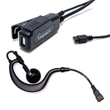 Load image into Gallery viewer, Impact VY1A-G1W-EH1 Gold Series 1-Wire Surveillance Earpiece Kit for Vertex VX + EVX Two Way Radios
