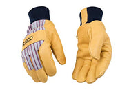 Kinco 1927 Kw Lined Premium Grain Pigskin Palm With Knit Wrist Glove