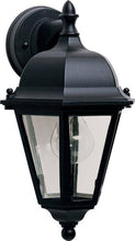 Load image into Gallery viewer, Maxim 1000WT Westlake Cast Aluminum Clear Glass Outdoor Wall Sconce, 1-Light 60 Watt, 15&quot;H x 8&quot;W, White
