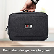 Load image into Gallery viewer, BUBM 9.7&#39;&#39; Tablet Cable Managment Handbag Travel Gear Electronics Accessories Organizer Carrying Packing Bag Camera Pouch for iPad Mini (L,Black,9.7&#39;&#39;)
