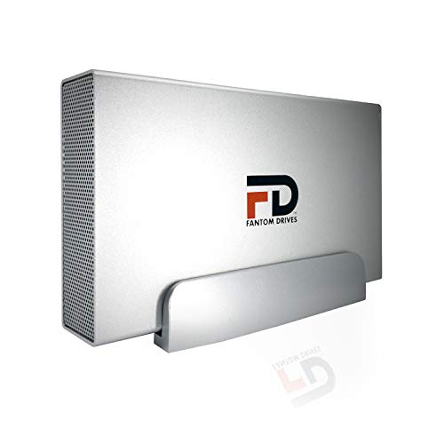 FD 4TB 7200RPM External Hard Drive - USB 3.2 Gen 1-5Gbps & eSATA - GForce 3 Aluminum - Silver - Compatible with Mac/Windows/PS4/Xbox (GFSP4000EU3) by Fantom Drives