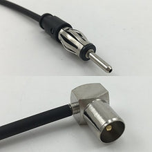 Load image into Gallery viewer, 12 inch RG188 AM/FM MALE to DVB Pal Male Angle Pigtail Jumper RF coaxial cable 50ohm Quick USA Shipping
