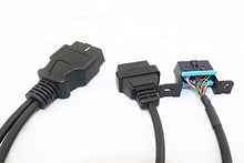 Load image into Gallery viewer, ARTECKIN Universal OBD II Splitter Extension Y Cable J1962 for GPS Tracking Devices
