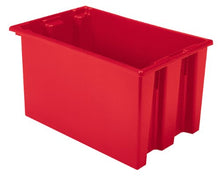 Load image into Gallery viewer, Akro-Mils 35240 Nest and Stack Plastic Storage Container and Distribution Tote, (23-1/2-Inch L x 15-1/2-Inch W x 12-Inch H), Red, (3-Pack)
