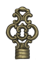 Load image into Gallery viewer, Urbanest Key Lamp Finial, 2 3/8-inch Tall, Antique Gold
