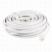 Load image into Gallery viewer, Houseuse 12M 39ft RJ11 6P4C Telephone Extension Cable Connector White
