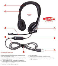 Load image into Gallery viewer, Califone 1025MUSB NeoTech 1025MUSB Headset with Gooseneck Microphone, Black/Silver

