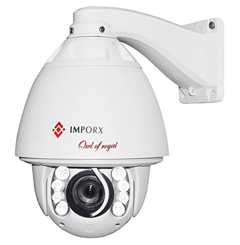 IMPORX Auto Tracking PTZ IP Camera, 20X Optical Zoom, 3MP 2560X1440 Outdoor IP66 Waterproof Camera, 500ft Night Vision, Motion Detection, Support Micro SD Card and P2P