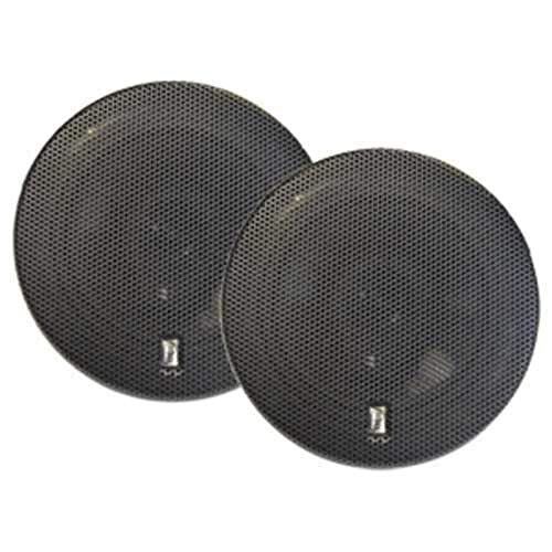 PolyPlanar 6 Titanium Series 3-Way Marine Speakers - (Pair) Black