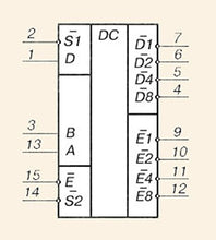 Load image into Gallery viewer, KM155ID4 analogue SN74155N IC / Microchip USSR 20 pcs
